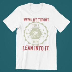 Tricou personalizat - Life throws you a curve
